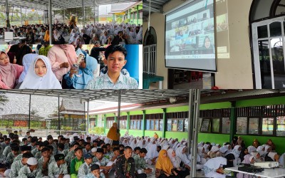 Tingkatkan Spiritualitas, Sivitas MTsN Tarakan Rutin Ikuti Doa dan Dzikir Bersama Kanwil Kemenag Kaltara