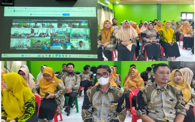MTsN Negeri Tarakan Ikuti Dzikir dan Doa Bersama Lingkup Kanwil Kemenag Kaltara