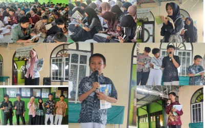 Peringati Hari Batik Nasional 2026, MTsN Tarakan Gelar Literasi Bersama Berseragam Batik