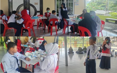 Ratusan Murid MTsN Tarakan Ikuti Cek Kesehatan Gratis Dari Puskesmas Mamburungan