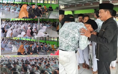 Doa dan Dzikir di MTsN Tarakan Dihadiri Kakanwil Kemenag Kaltara, Tausiyah Bahas Etika Penggunaan Gawai
